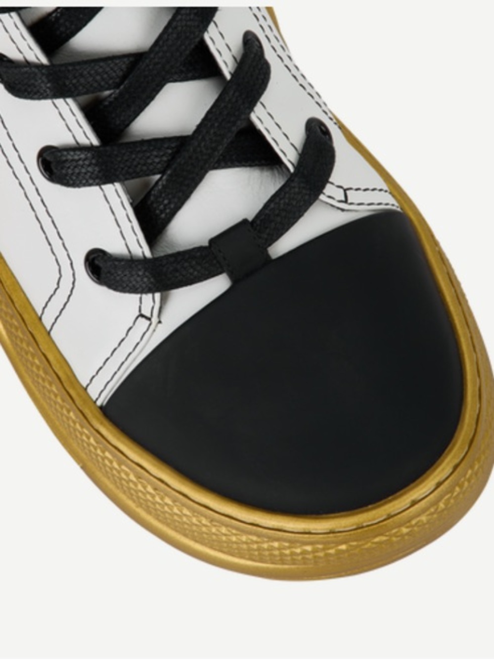 Louis Vuitton White, Black & Gold Archlight High-Top Boots - Picture 5 of 6